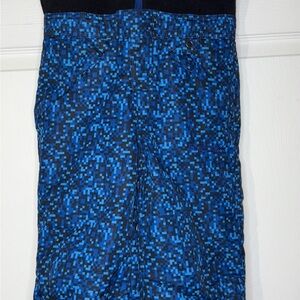 Arctix Blue Pixelated Childrens Ski Bibs